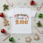 Oh Snap Gingerbread 1st Birthday Shirt
