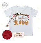 Oh Snap Gingerbread 1st Birthday Shirt