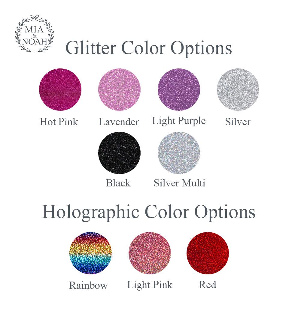 Personalized "Protected By Dog" Onesie, Custom Sparkle Glitter